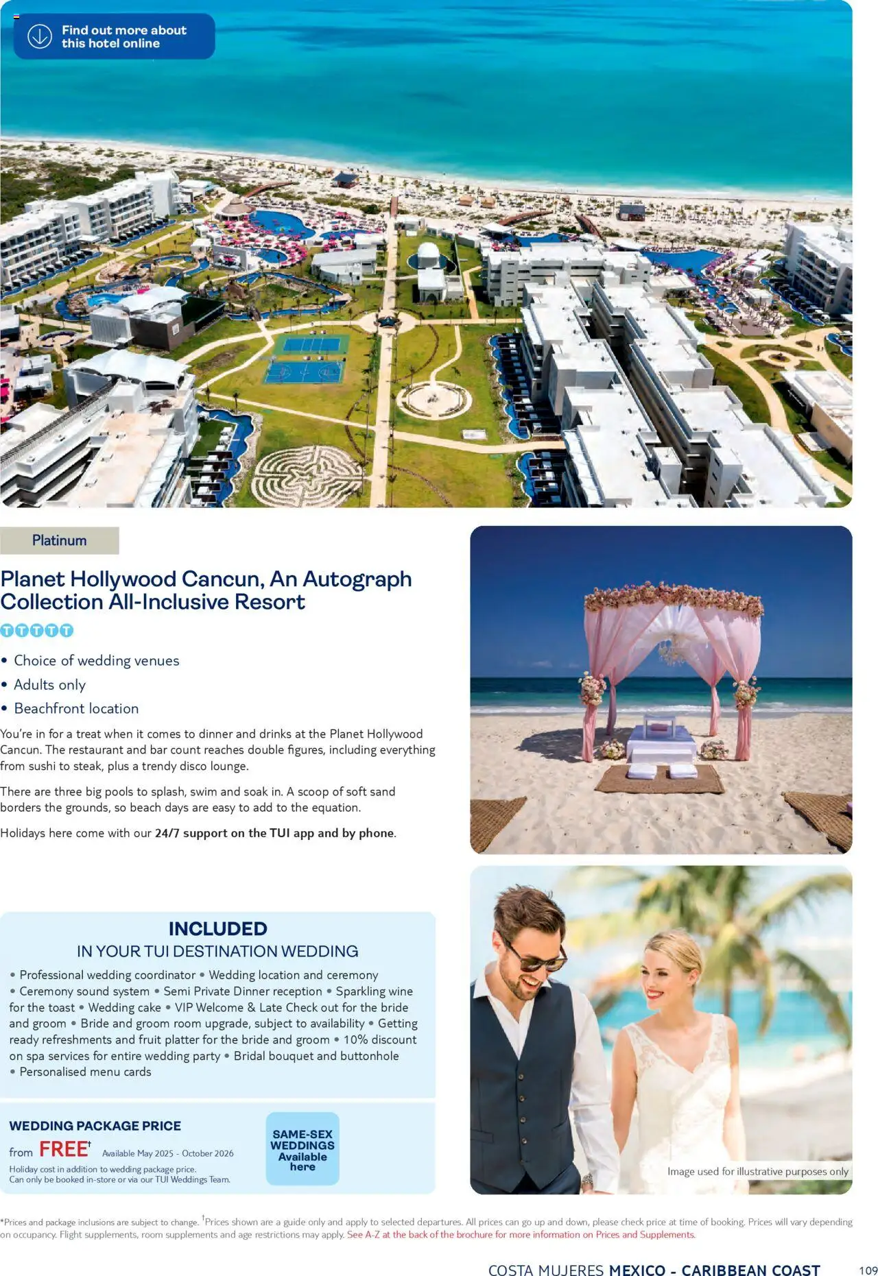 TUI - Weddings 2026 - page 109- valid from 01/05/2025