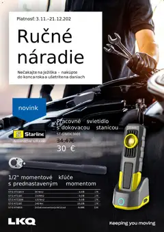 Auto Kelly leták platný od 03.11.2025