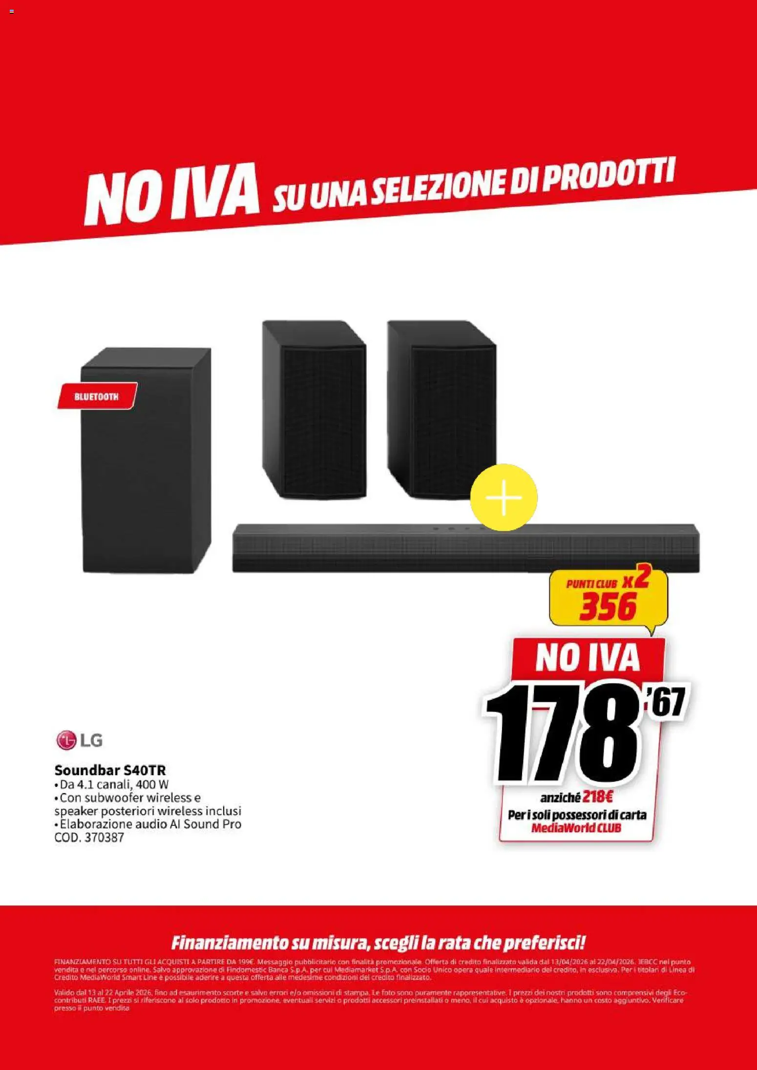 Media World volantino - pagina 9 - valido dal 13/04/2026