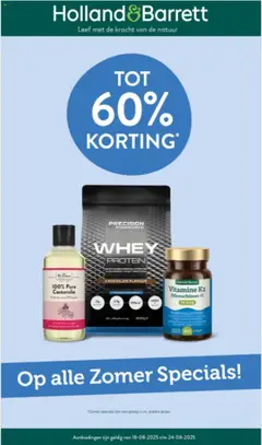Holland & Barrett - Folder geldig vanaf 18-08-2025