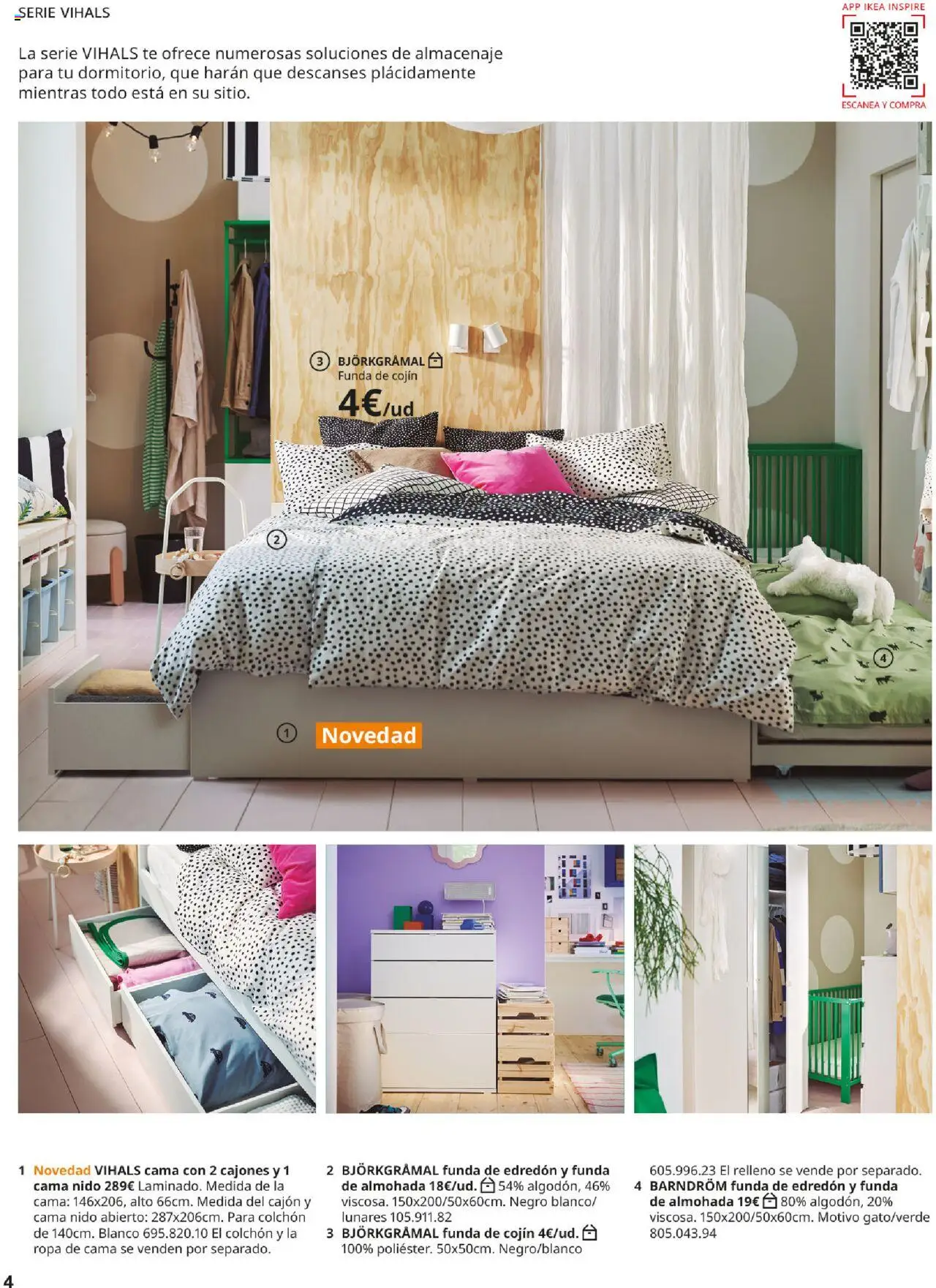 Catálogo IKEA Muebles para el dormitorio - Página de 4 - Válido desde 01/09/2025