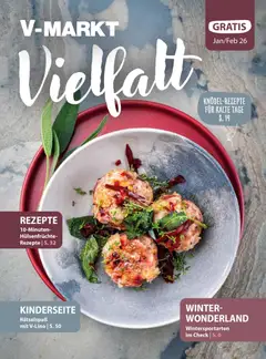 Vorschau V-Markt - Vielfalt Januar / Februar gültig ab 02.01.2026
