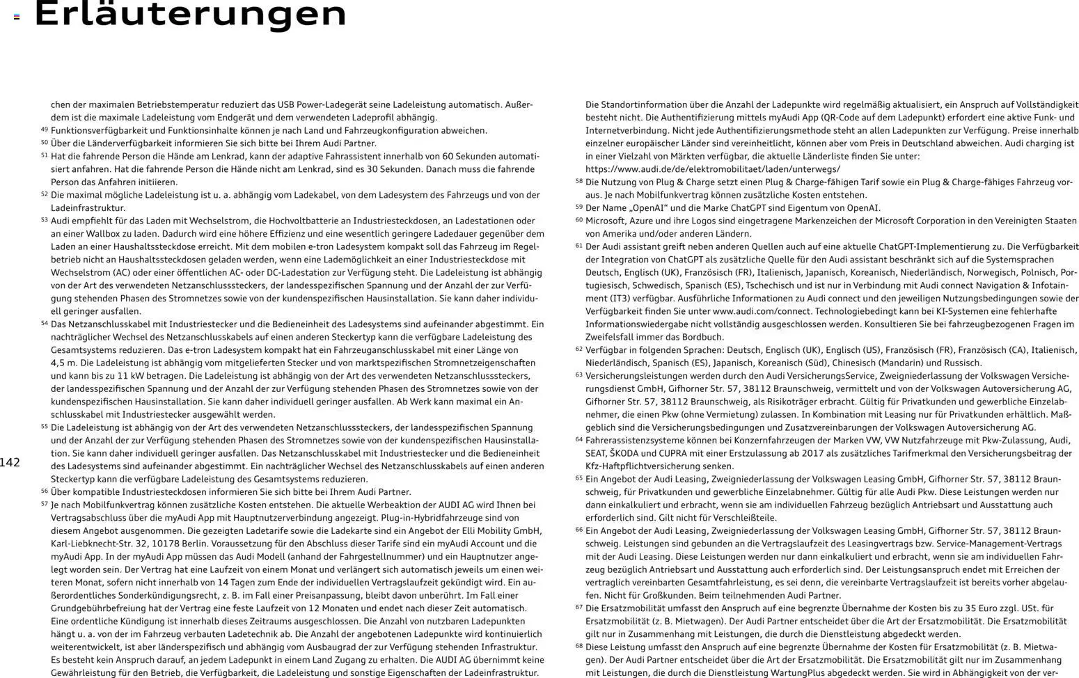 Audi Q3 - Seite 142 - gültig ab 29.01.2026