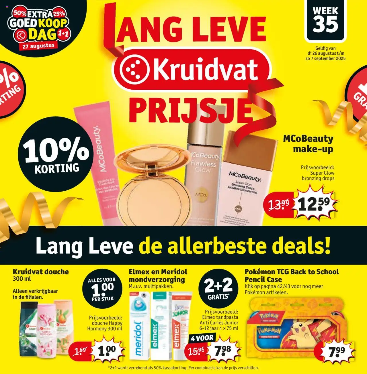 Kruidvat - Folder week  - pagina 1- geldig vanaf 26-08-2025