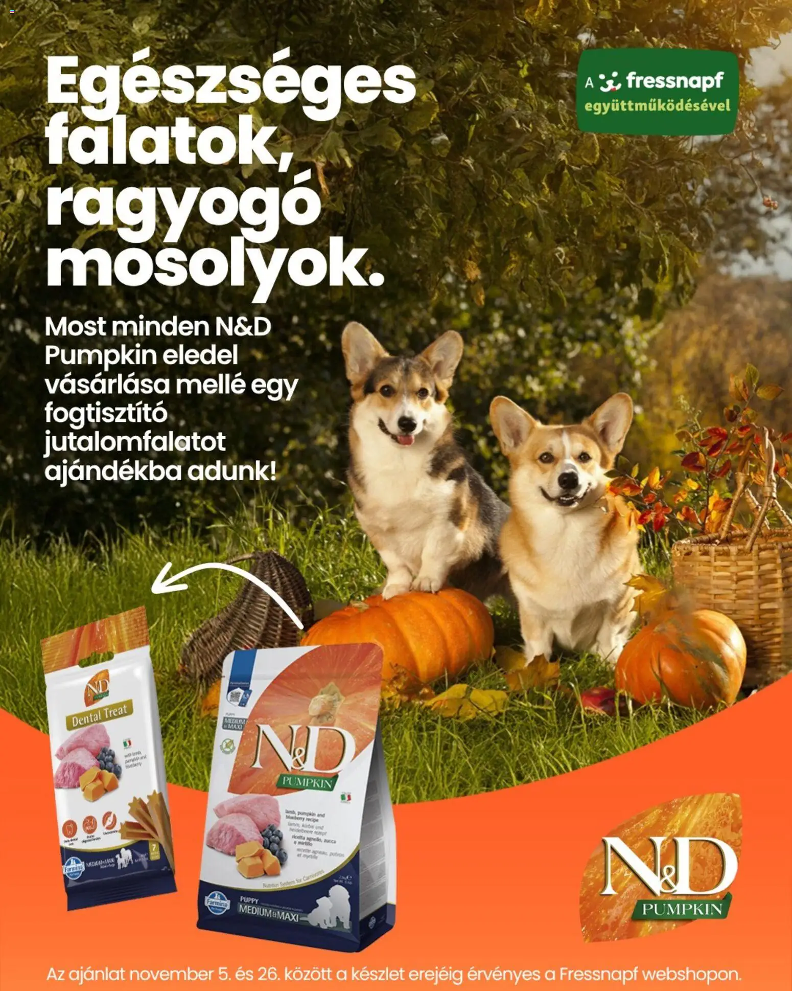 Fressnapf Akciós újság - 1oldal - érvényes 2025.11.05.-tól