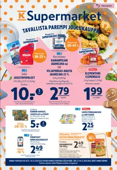 Esikatselu K-Supermarket tarjoukset voimassa alkaen 08/12/2025