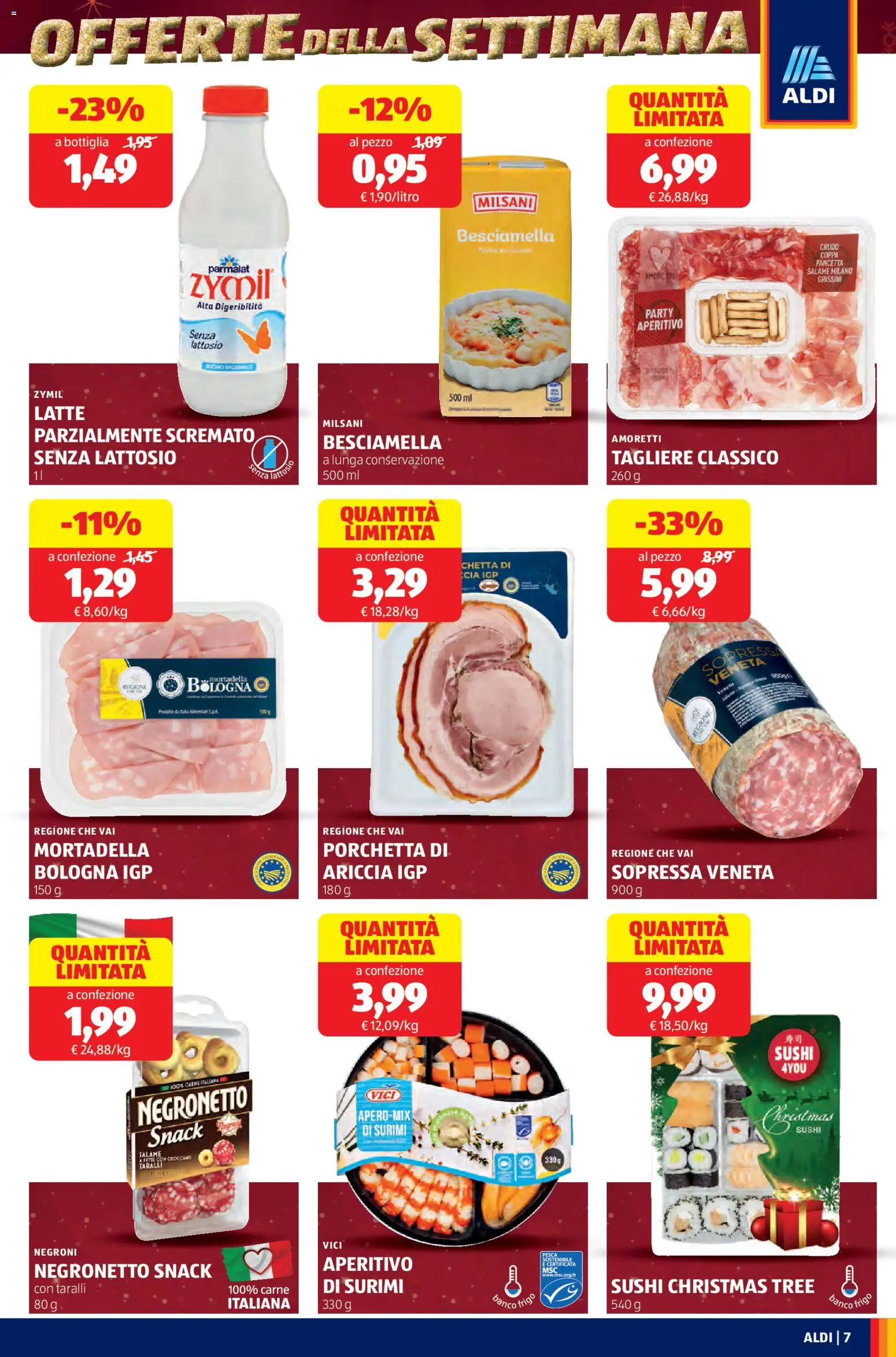 Volantino Aldi	 - pagina 7 - valido dal 15/12/2025