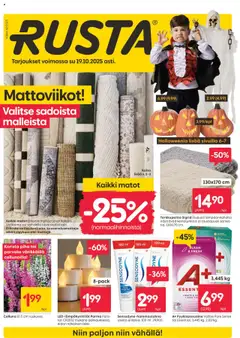 Esikatselu Rusta tarjoukset voimassa alkaen 13/10/2025