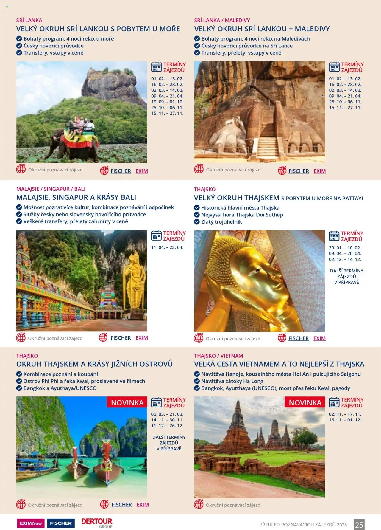 EXIM tours katalog - Poznávací zájezdy - strana 25- platný od 01.01.2025