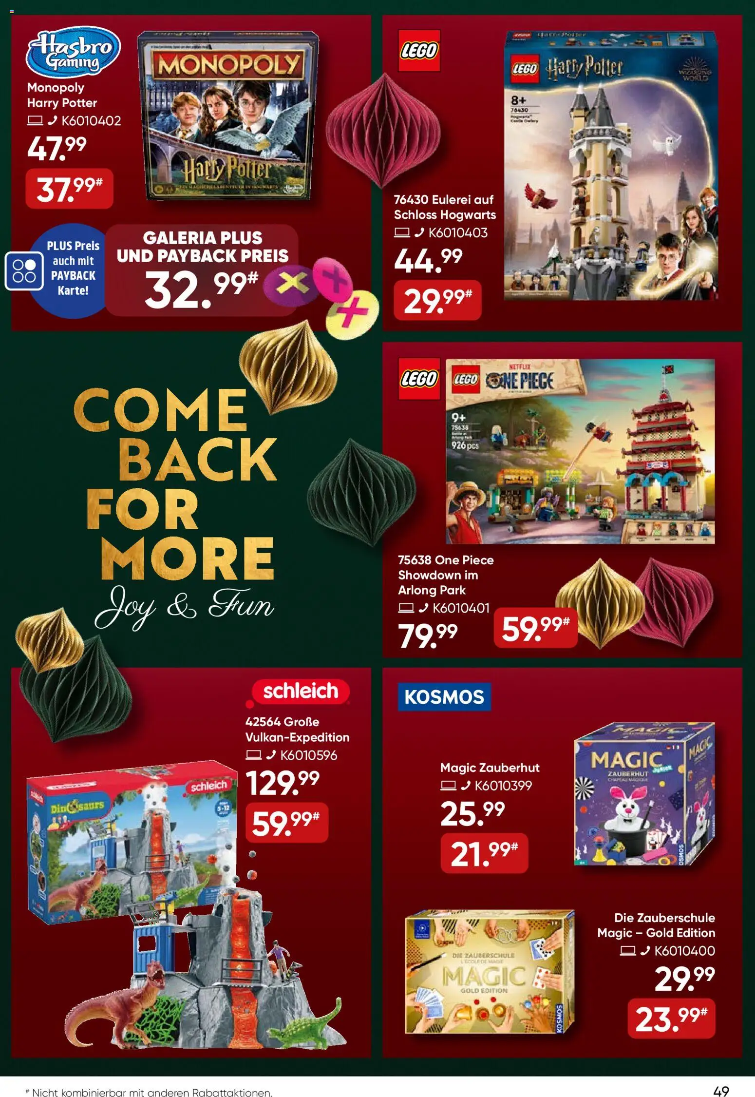 Galeria Karstadt Kaufhof Prospekt 	 - Seite 49 - gültig ab 03.12.2025