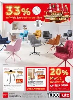 Vorschau XXXLutz Spiesezimmerstühle gültig ab 28.10.2025
