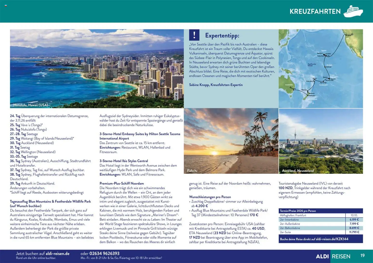 Aldi Reisen Unsere Traumreisen - Seite 19 - gültig ab 01.11.2025