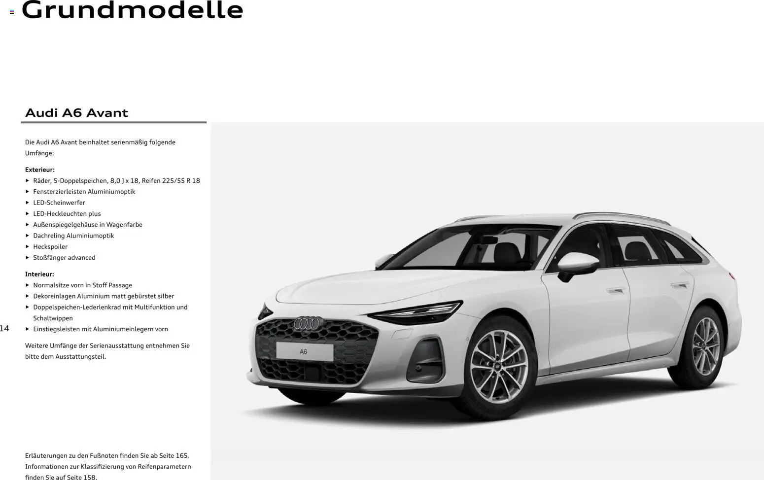Audi A6 - Seite 14 - gültig ab 28.10.2025