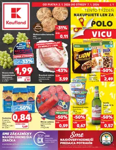 Előnézet Kaufland SK Akciós újság érvényes 2026.01.02.-tól