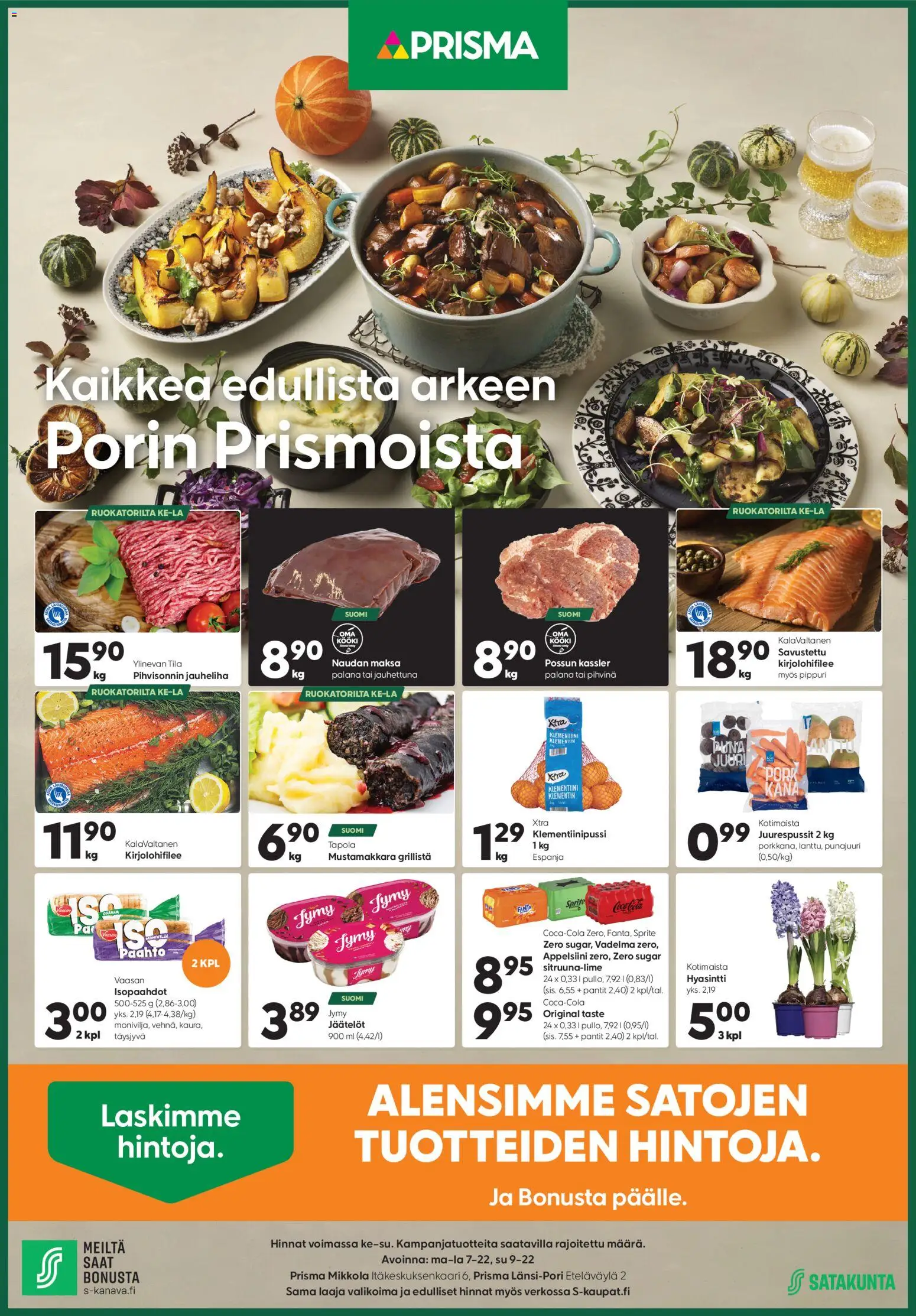 Prisma tarjoukset - sivu 1- voimassa alkaen 26/11/2025