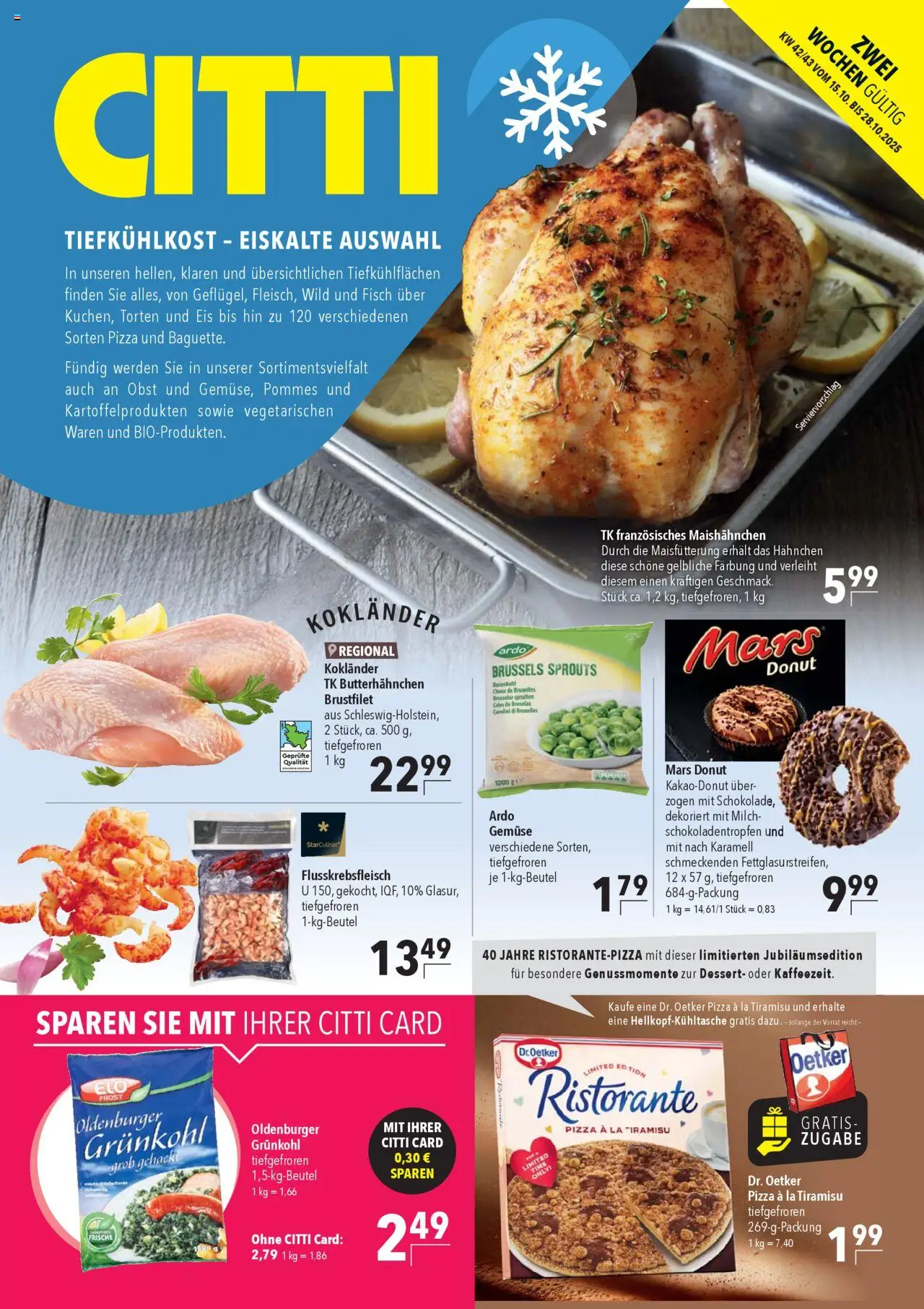 CITTI Markt  Tiefkühlwelt - Seite 1 - gültig ab 15.10.2025