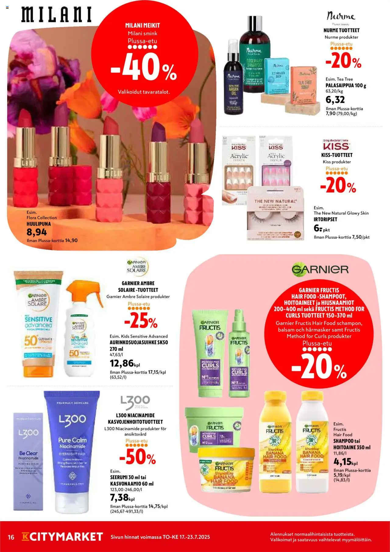 K-Citymarket tarjoukset - sivu 16- voimassa alkaen 17/07/2025