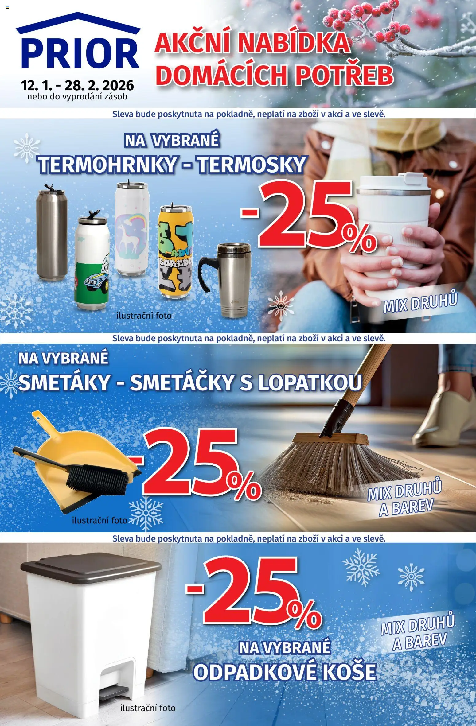 Prior - Akční Nabídka Domácích Potřeb - strana 1- platný od 12.01.2026