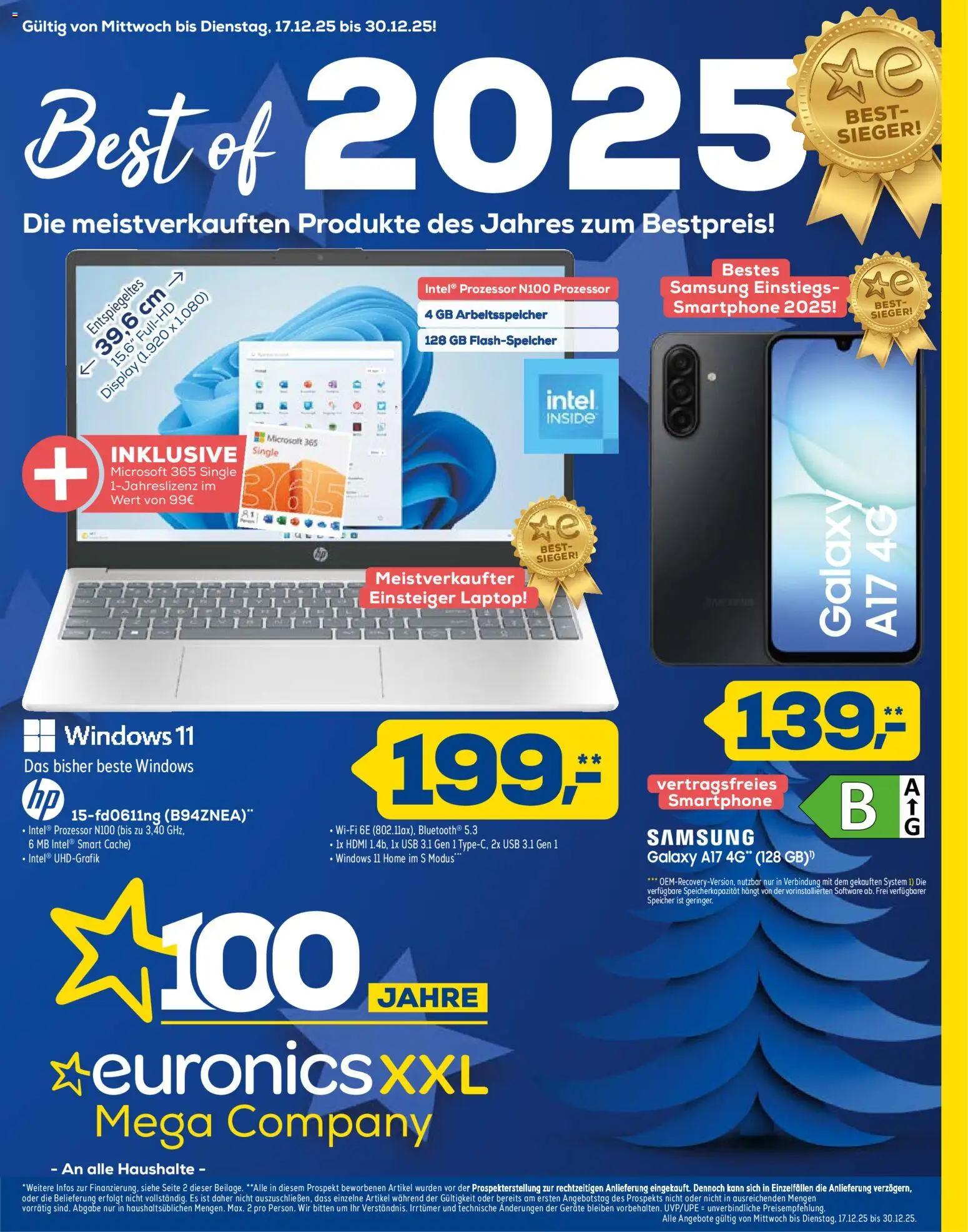 Euronics Prospekt 	 - Seite 1 - gültig ab 17.12.2025