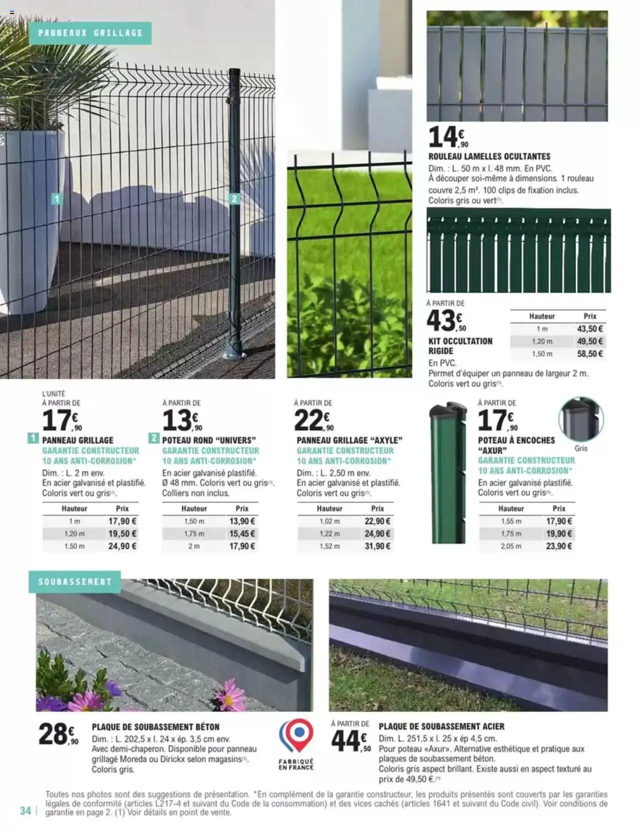 Brico E.Leclerc Guide Construction - page 34 - valable à partir du 11/02/2025
