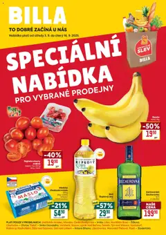 Náhled Billa leták - Speciální nabídka: vybrané prodejny platný od 03.09.2025