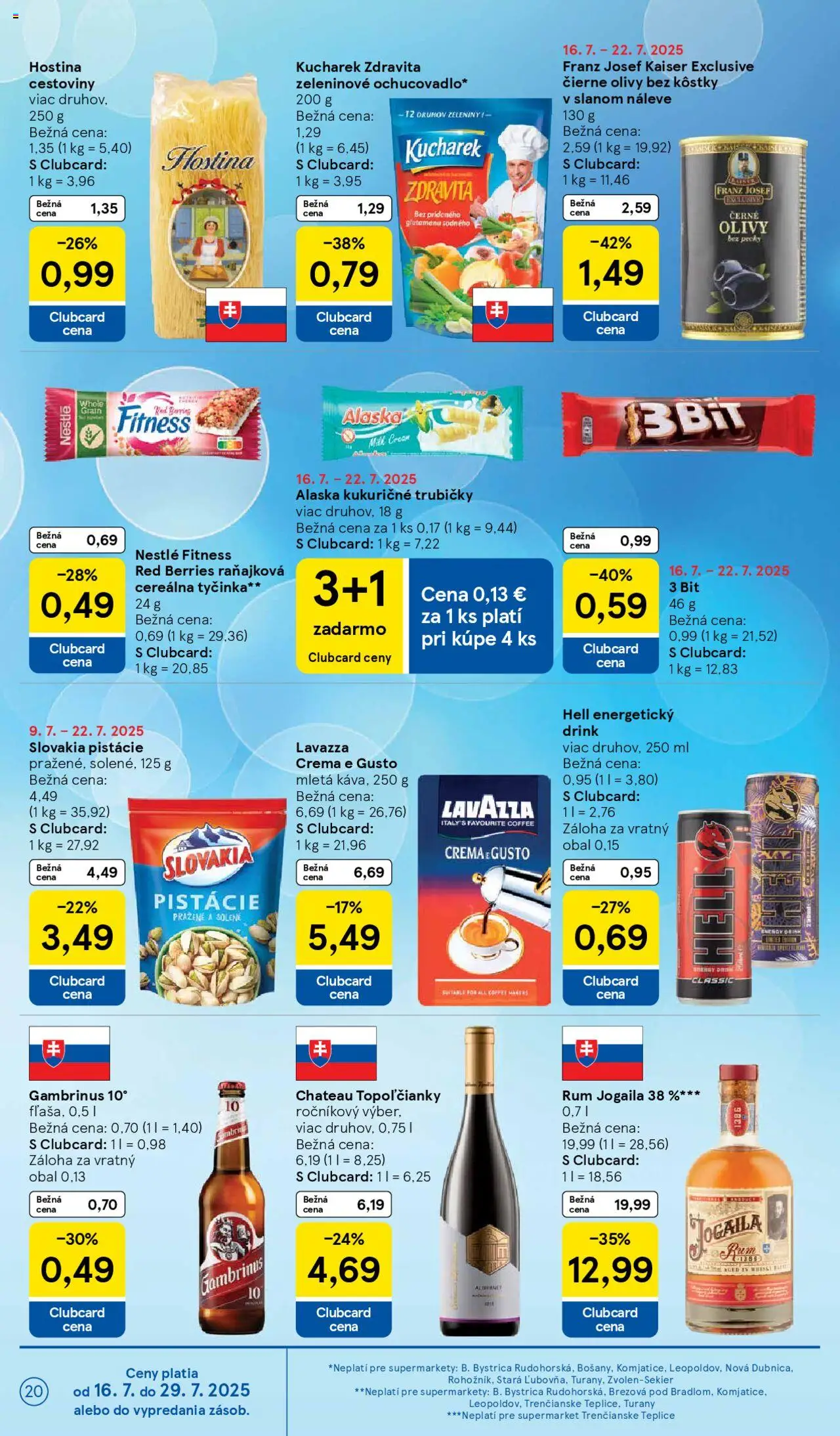 Tesco Supermarket - leták - strana 20- platný od 16.07.2025
