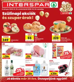 Előnézet Interspar Akciós újság érvényes 2026.01.29.-tól