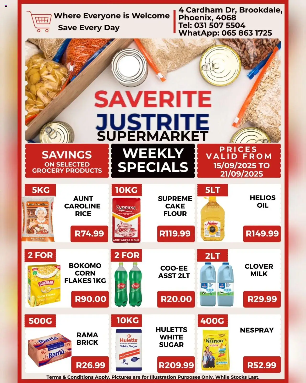 Saverite Specials - page 1- valid from 15/09/2025