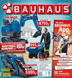Vorschau Bauhaus Prospekt aktuell gültig ab 02.09.2025
