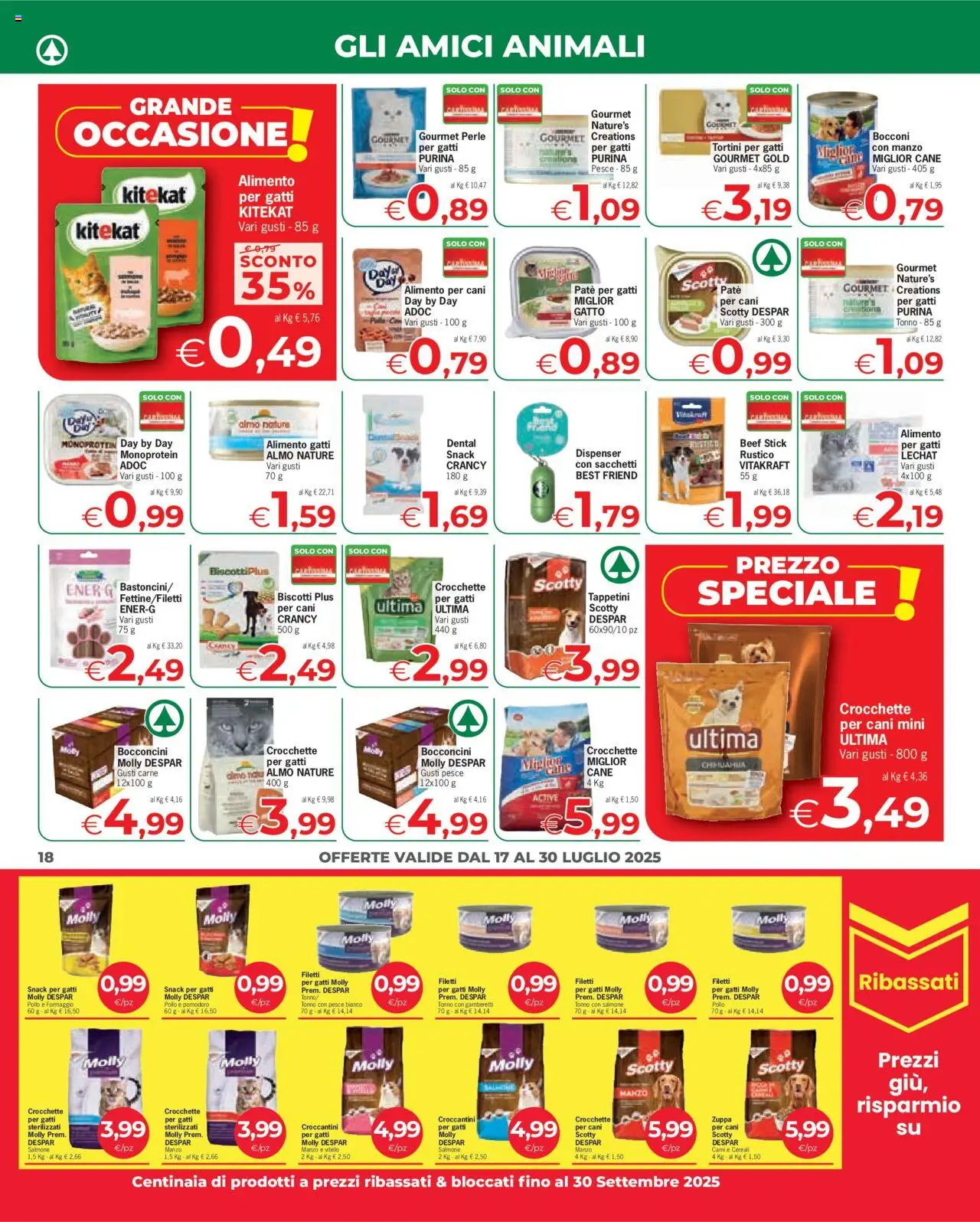 Volantino Eurospar	 - pagina 18 - valido dal 17/07/2025
