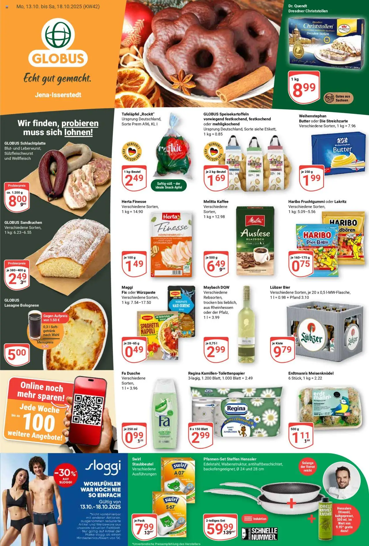 Globus Prospekt 	 - Seite 1 - gültig ab 13.10.2025