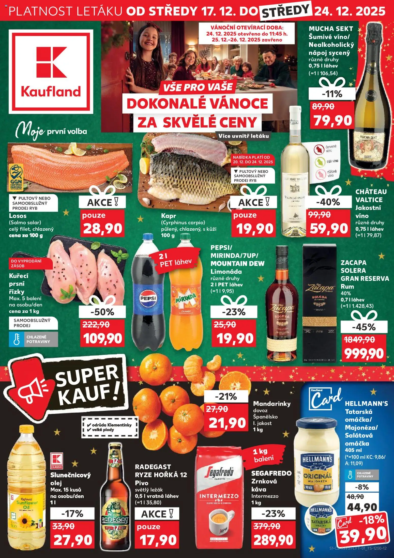 Kaufland leták - strana 1- platný od 17.12.2025