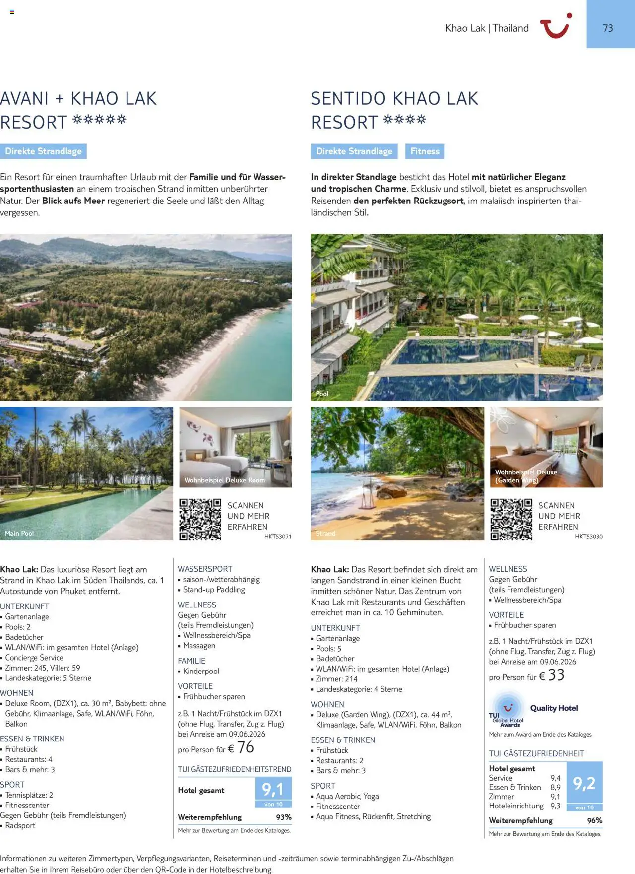 TUI Prospekt  Asien, Afrika, Orient & Indischer Ozean 2025/26 	 - Seite 73 - gültig ab 01.11.2025