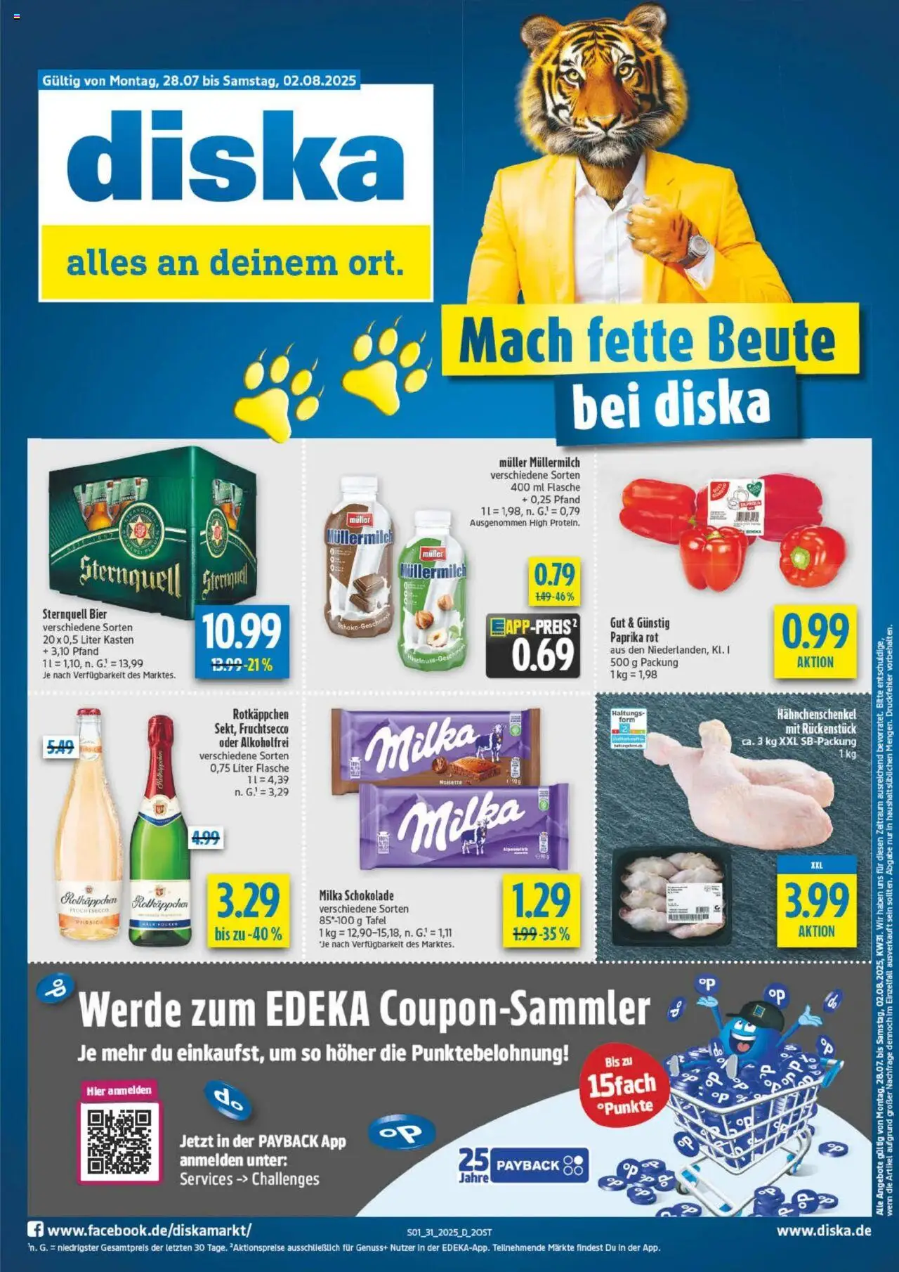 Diska Prospekt 	 - Seite 1 - gültig ab 28.07.2025