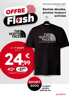Aperçu Sport 2000 Offre Flash valable à partir du 10/09/2025