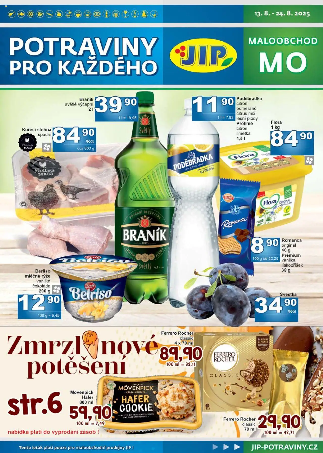 Jip leták - strana 1- platný od 13.08.2025