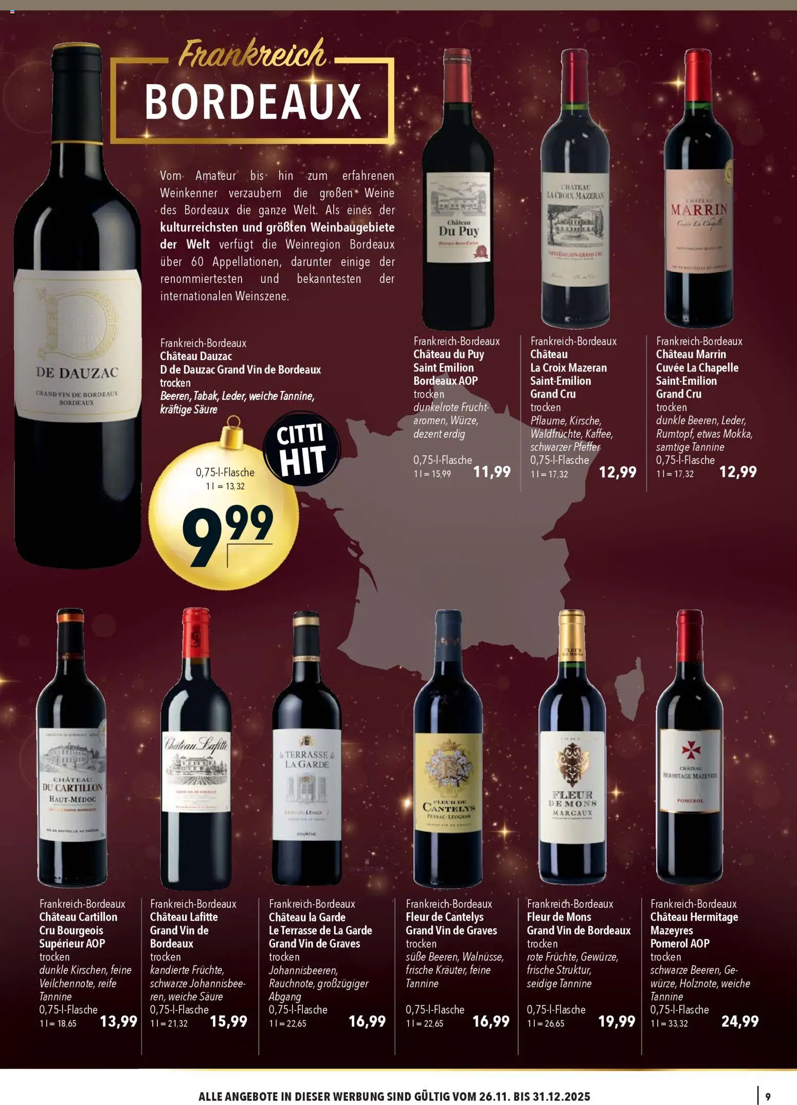 CITTI Markt - Weine zum Fest - Seite 9 - gültig ab 26.11.2025