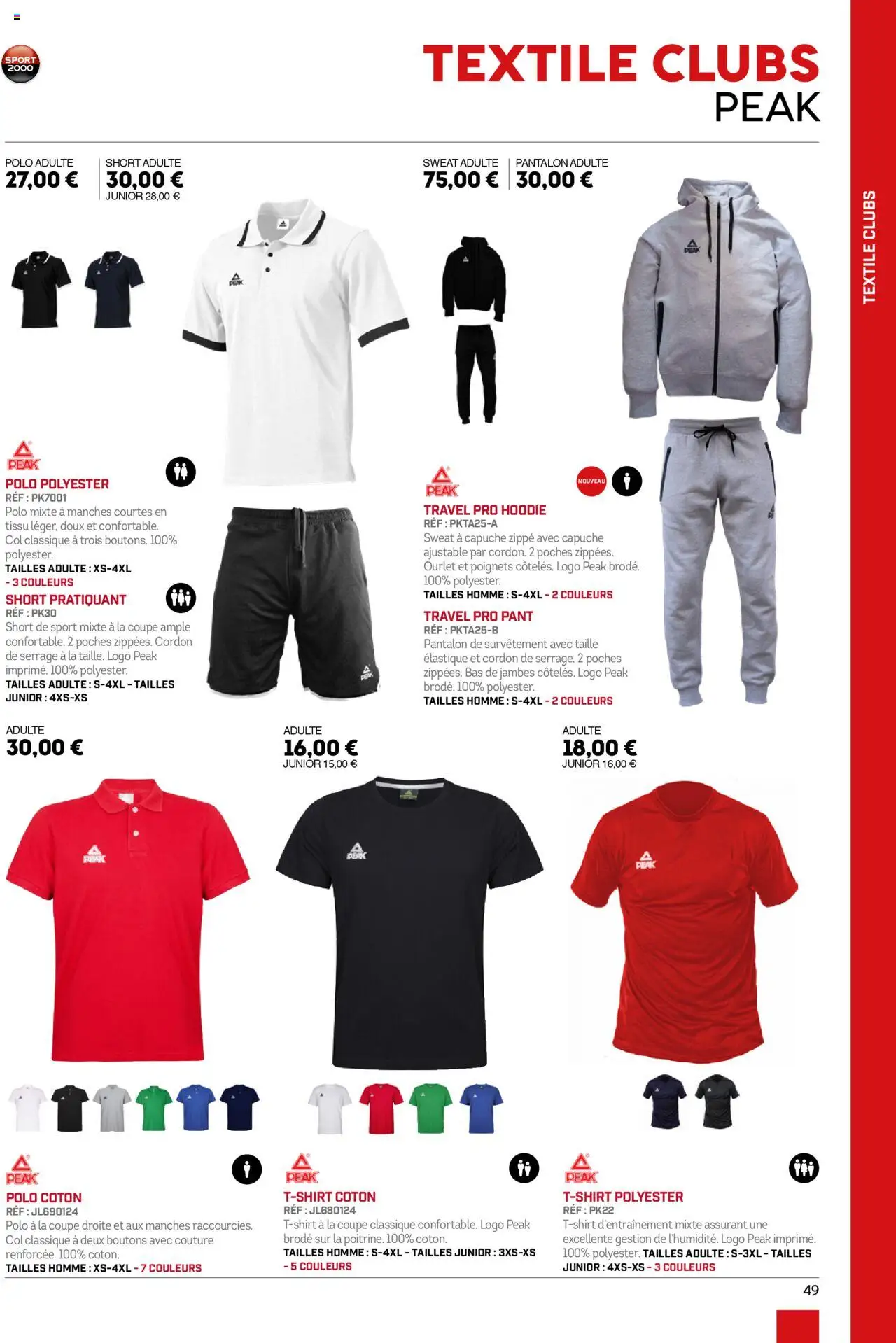 Sport 2000 brochure - page 49 - valable à partir du 01/06/2025
