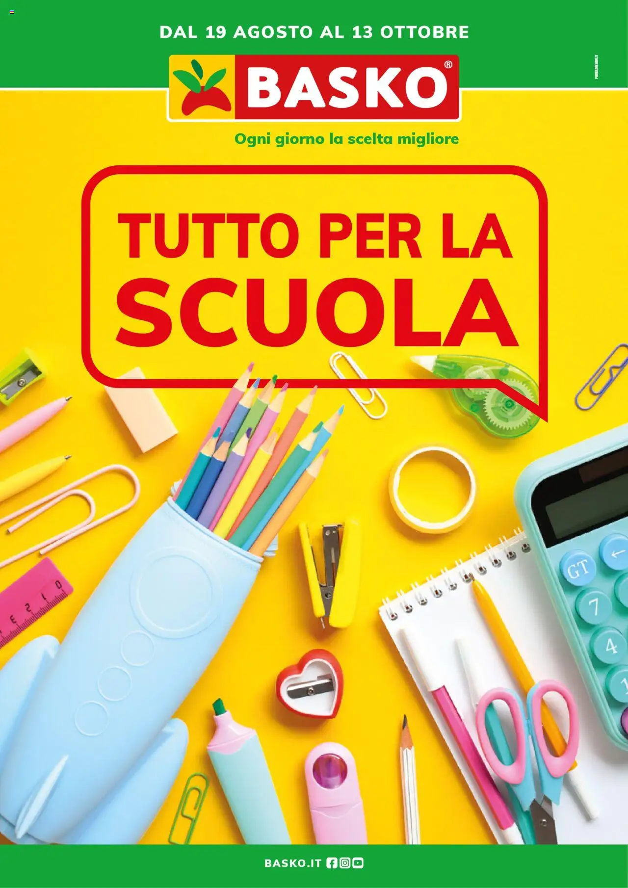Basko Scuola catalogo - pagina 1 - valido dal 19/08/2025