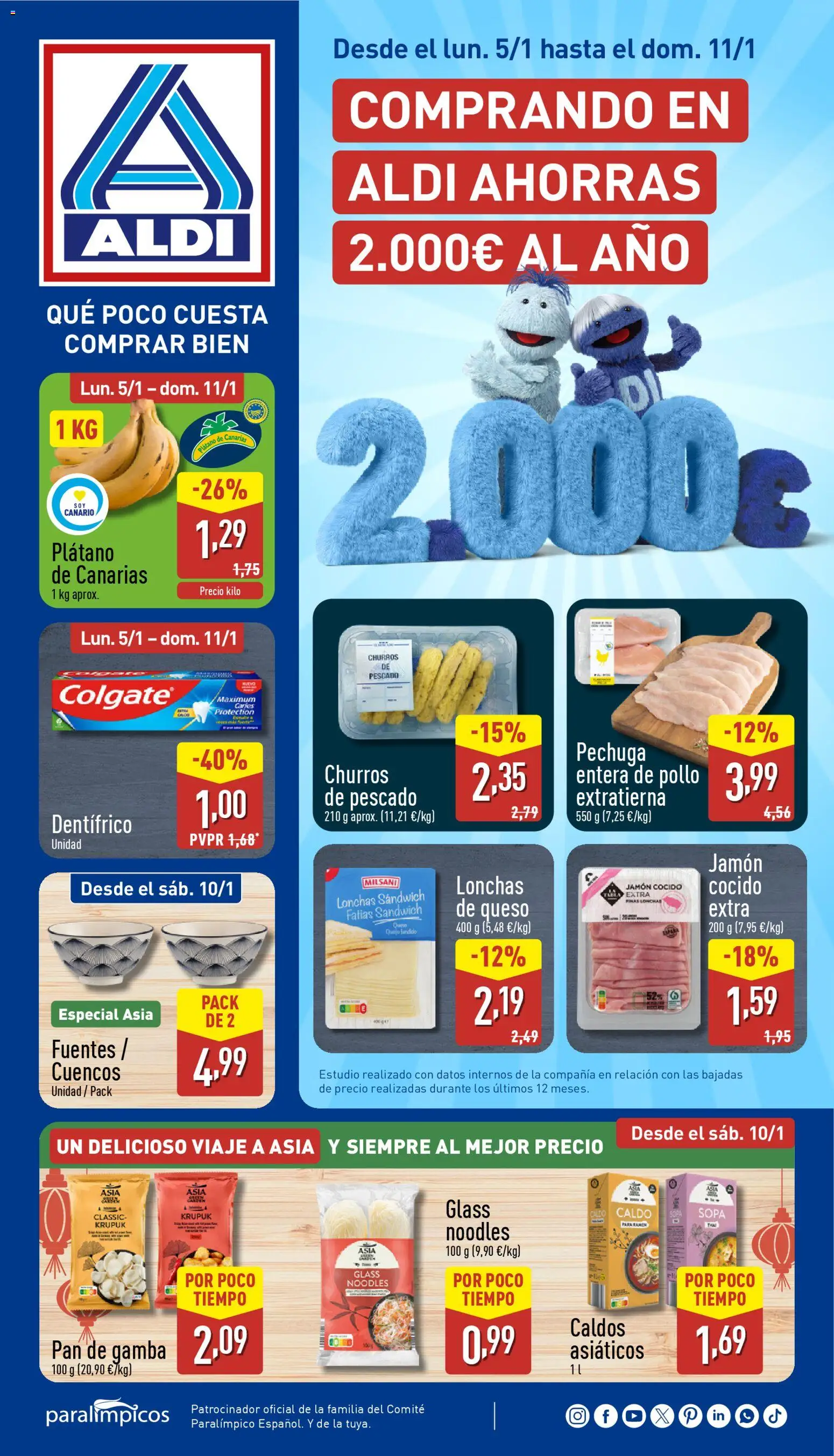 Aldi folleto Canarias - Página de 1 - Válido desde 05/01/2026