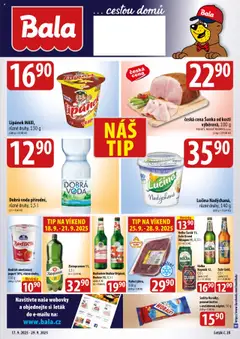Náhled BALA velký leták Holba + platný od 17.09.2025