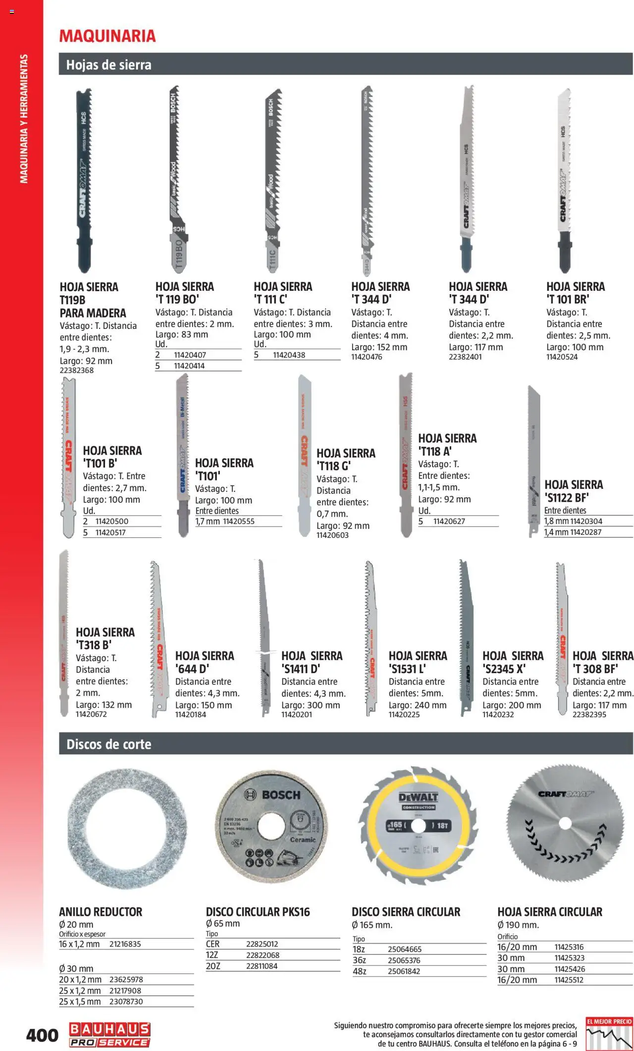 Bauhaus - ProService  - Página de 400 - Válido desde 24/02/2025