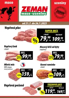 Náhled Prodejny Zeman leták platný od 21.07.2025