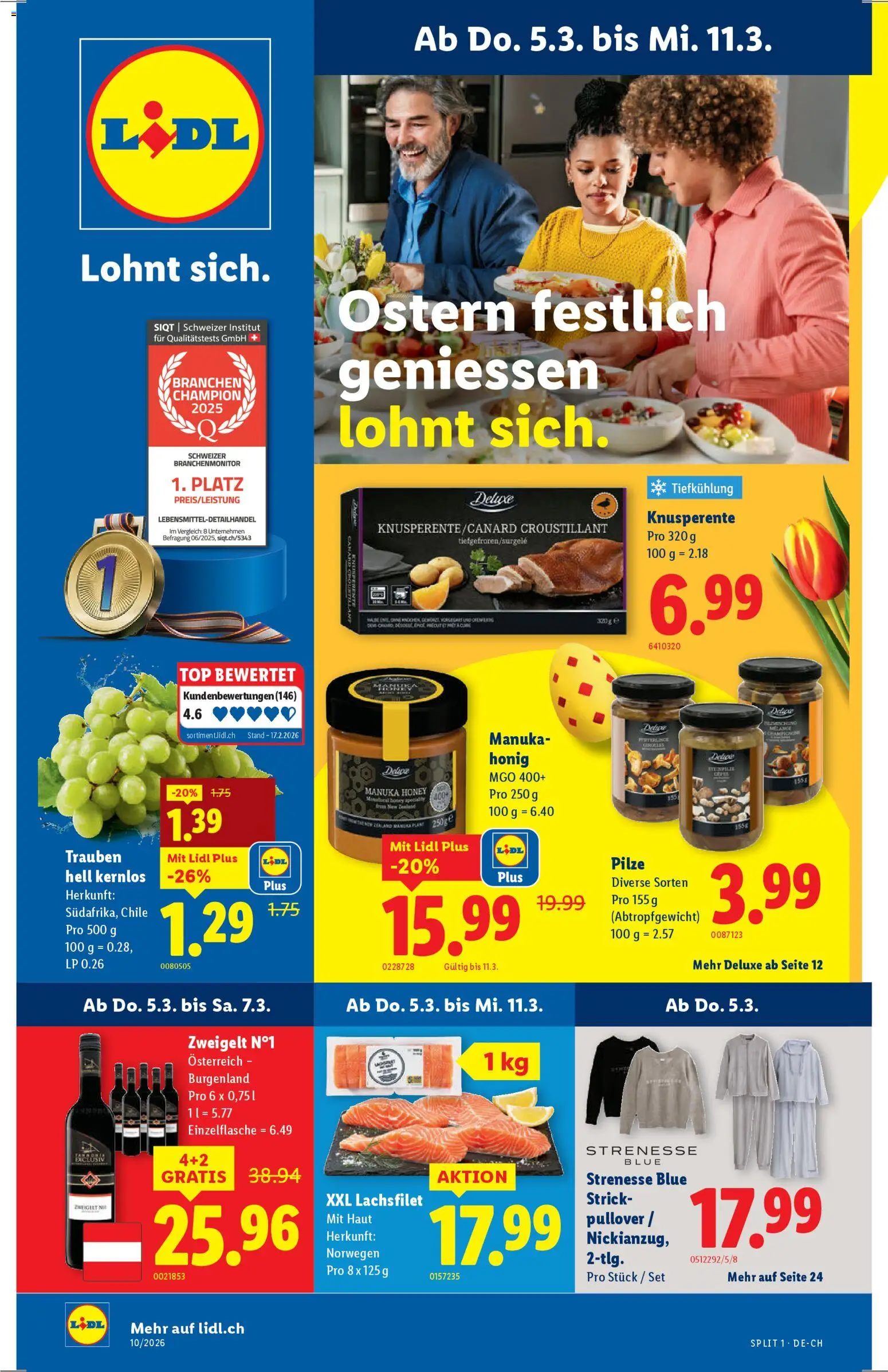 Lidl Aktionen - Seite 1- gültig ab 05.03.2026