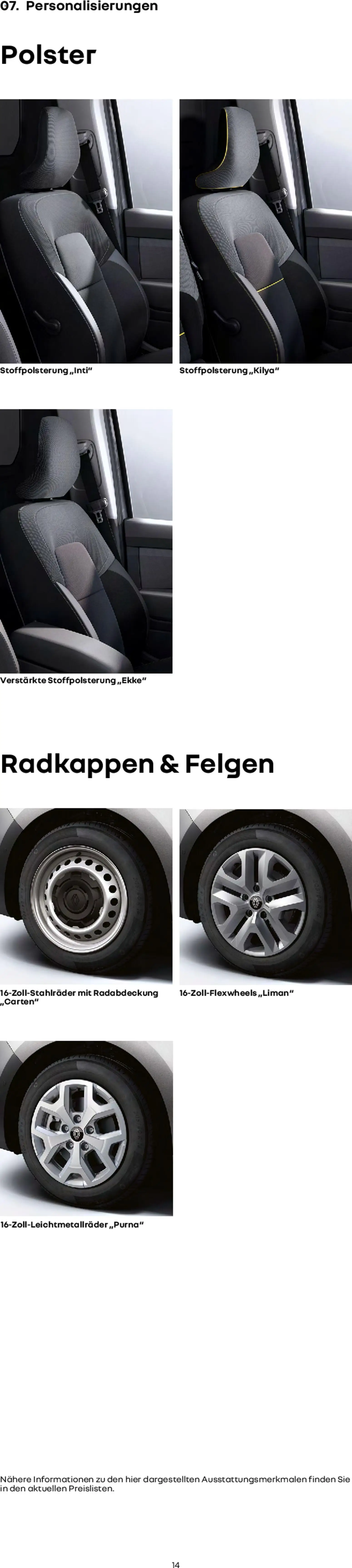 Renault Kangoo Rapid E-Tech - Seite 14 - gültig ab 15.01.2026