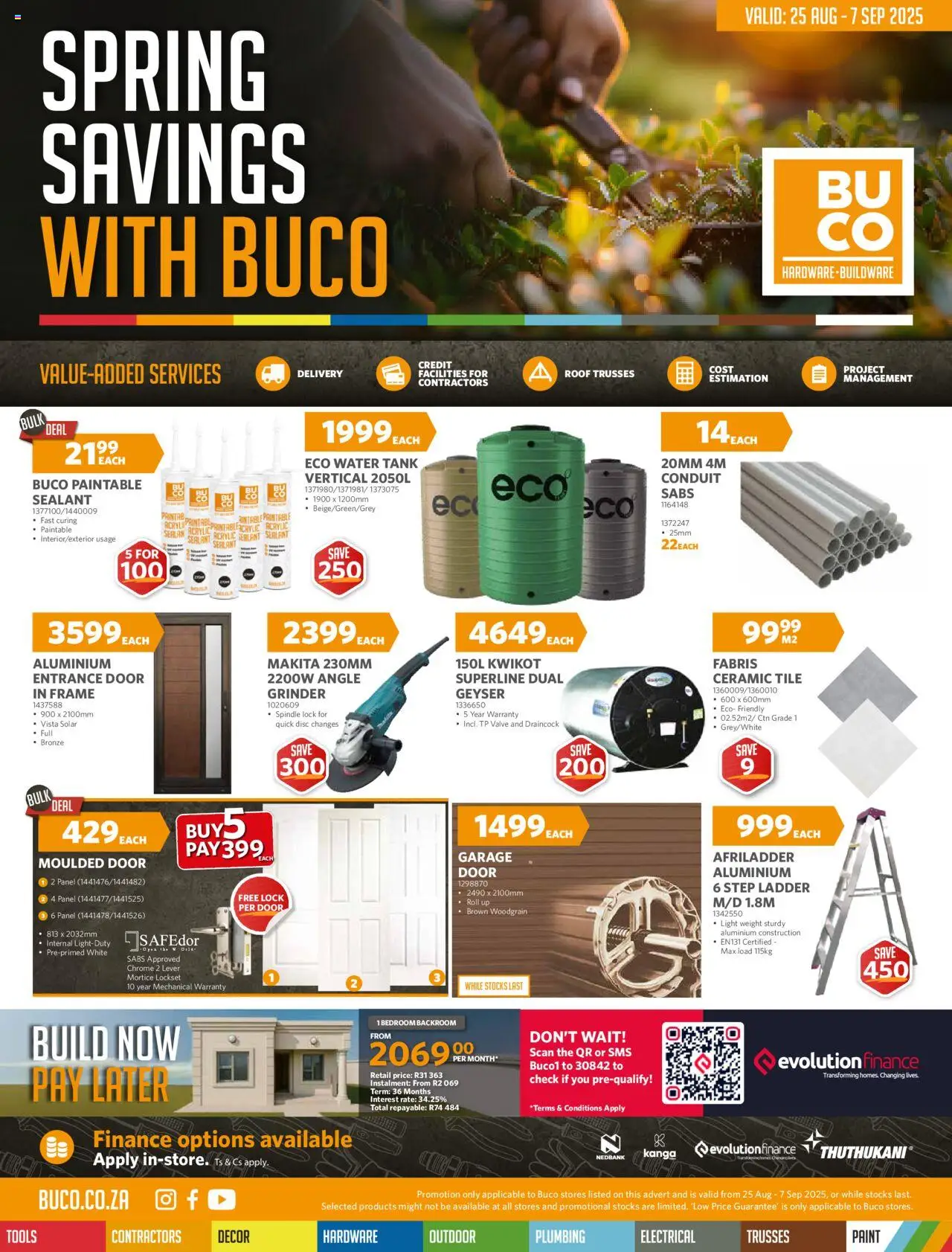 BUCO Spring Savings Merchant - page 1- valid from 25/08/2025