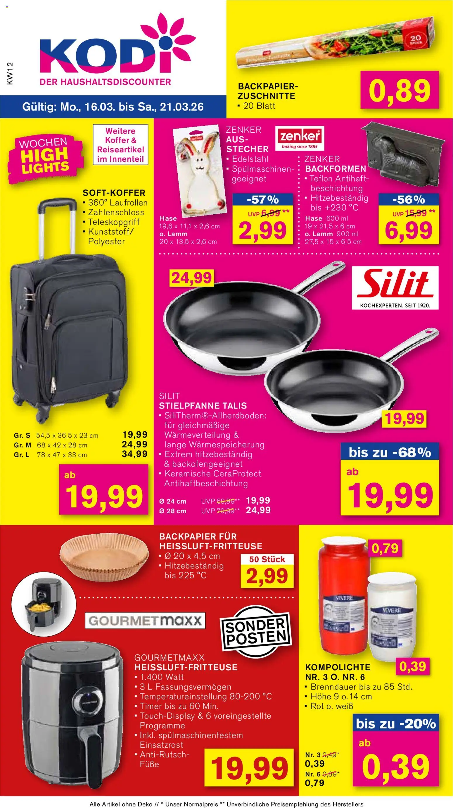 KODi Prospekt 	 - Seite 1 - gültig ab 16.03.2026