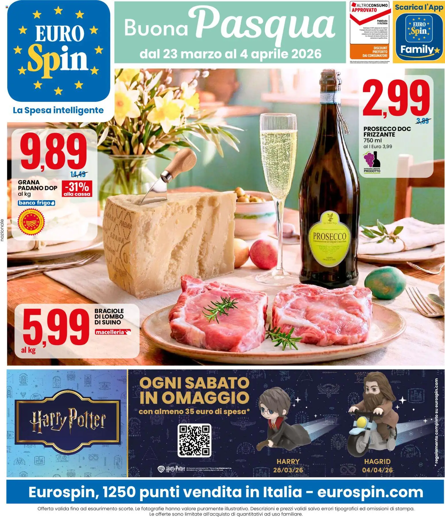 Eurospin volantino - pagina 1 - valido dal 23/03/2026