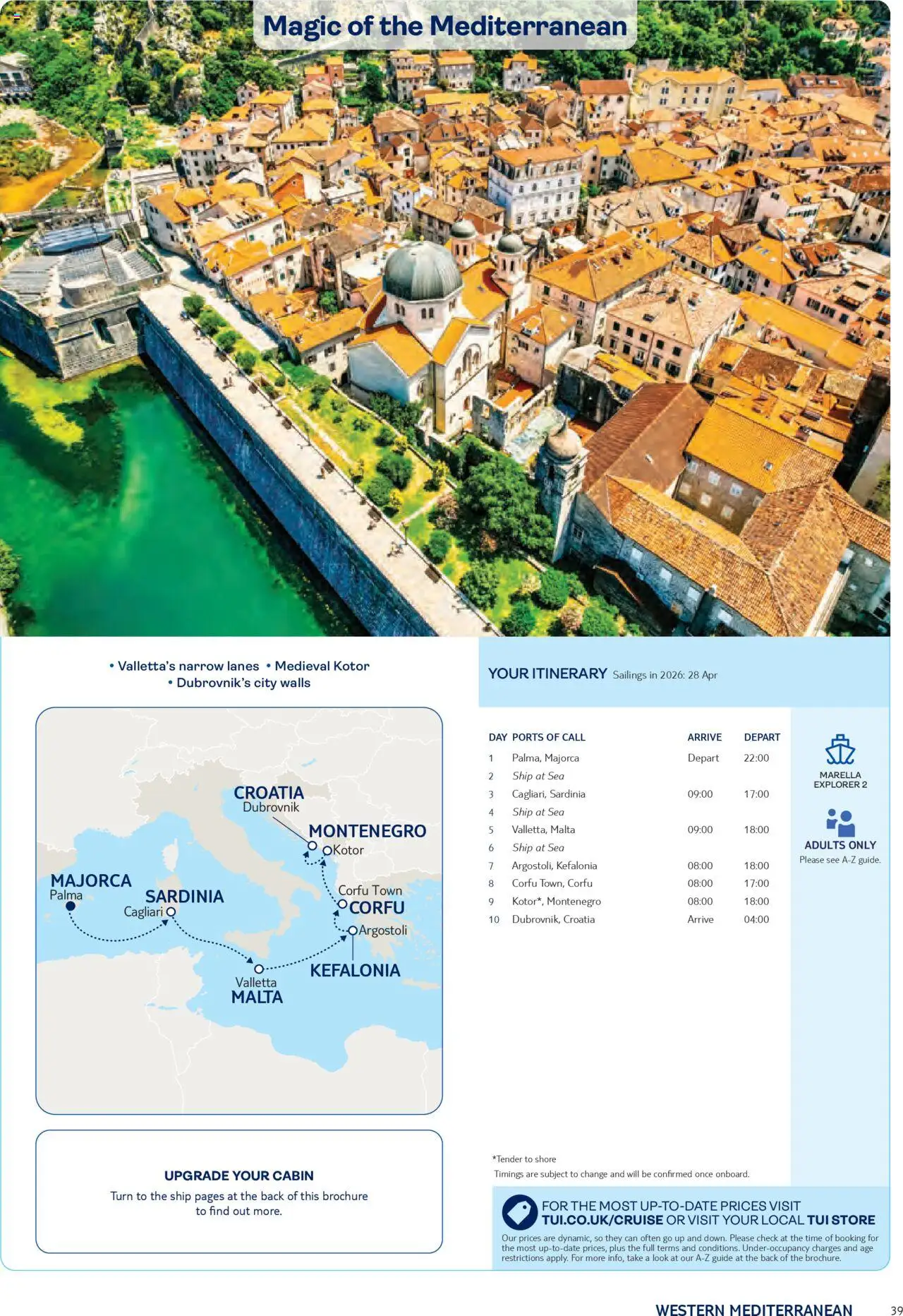 TUI - Marella Cruises NOVEMBER 2025 - APRIL 2027 - page 39- valid from 01/11/2025