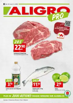 Vorschau Aligro Aktionen Chavannes, Matran, Genève, Sion gültig ab 16.02.2026